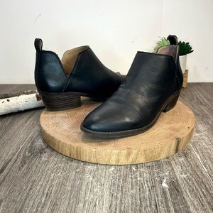 *Lucky Brand | Fayth2 Black leather Ankle Booties Size 8M